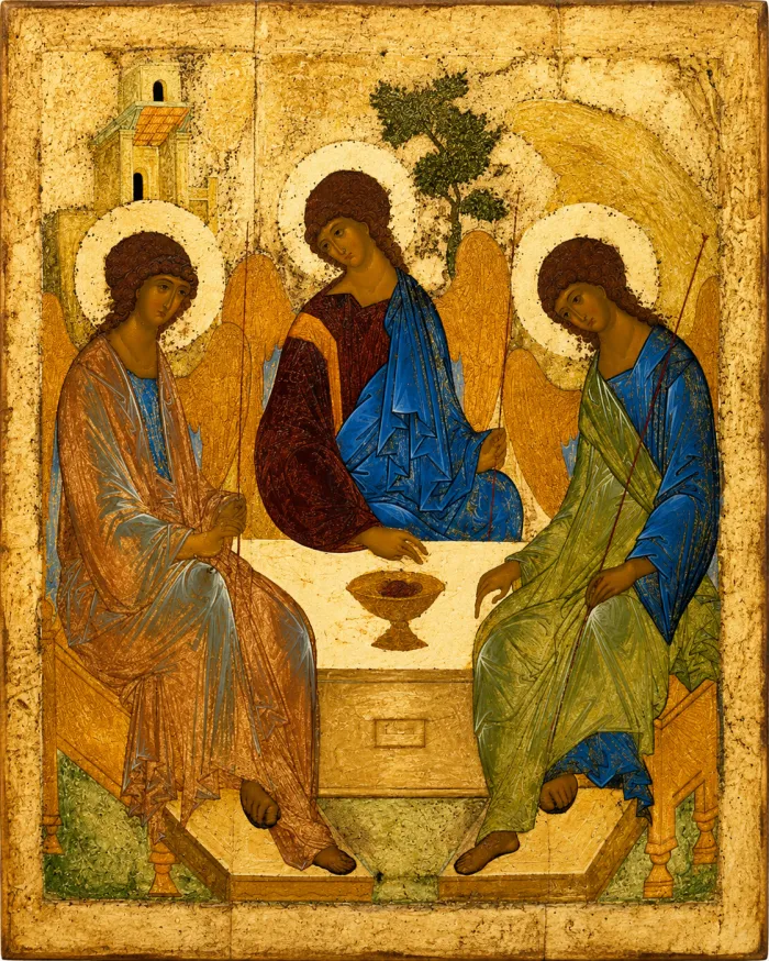 Holy Trinity Rublev Icon Canvas Print wall art print | PrintPosters.in